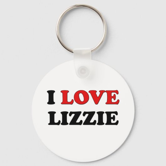 Porte-clés I Love Lizzie (Recto)