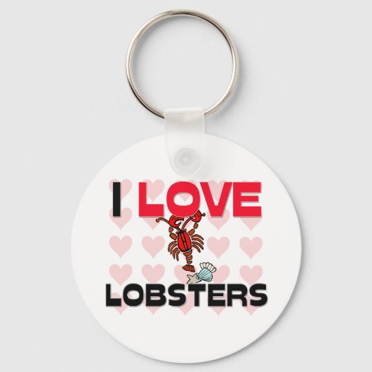 Porte-clés I Love Lobsters (Recto)