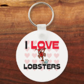 Porte-clés I Love Lobsters (Recto)