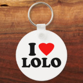 Porte-clés I Love Lolo (Recto)