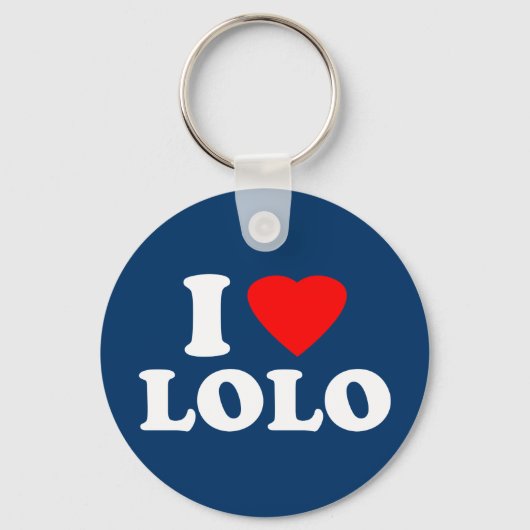 Porte-clés I Love Lolo (Recto)