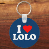 Porte-clés I Love Lolo (Recto)