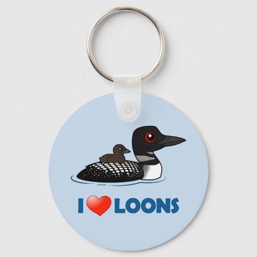 Porte-clés I Love Loons (Recto)