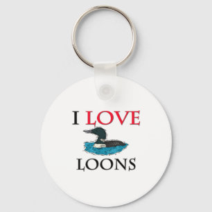 Porte-clés I Love Loons