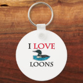 Porte-clés I Love Loons (Recto)