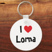 Porte-clés I Love Lorna (Recto)