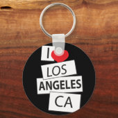 Porte-clés I Love Los Angeles CA (Recto)