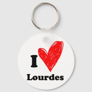 Porte-clés I Love Lourdes