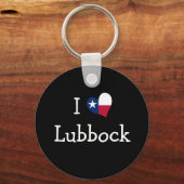 Porte-clés I Love Lubbock Texas (Recto)