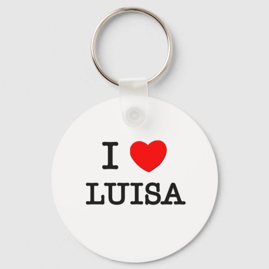Porte-clés I Love Luisa (Recto)