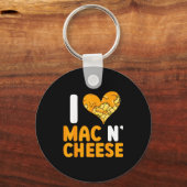 Porte-clés I Love Mac N' Cheese Funny Mac And Cheese  (Recto)