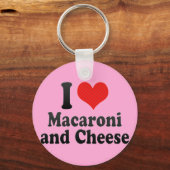 Porte-clés I Love Macaroni+et fromage (Recto)