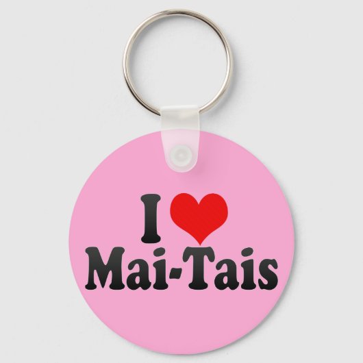 Porte-clés I Love Mai-Tais (Recto)