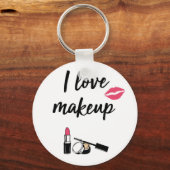 Porte-clés I Love makeup (Recto)