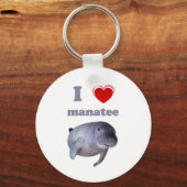 Porte-clés I Love Manatee (Recto)