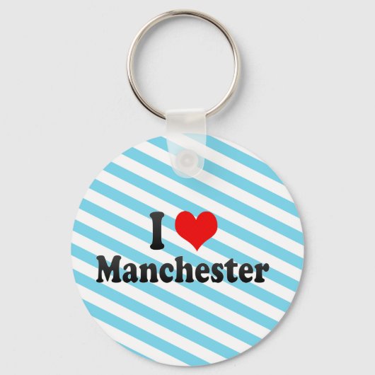 Porte-clés I Love Manchester, Royaume-Uni (Recto)