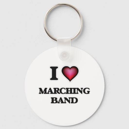 Porte-clés I Love Marching Band (Recto)