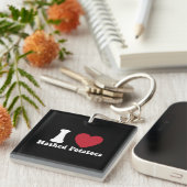 Porte-clés I Love Mashed Potatoes Thanksgiving Diner Cadeau (Devant Droit)