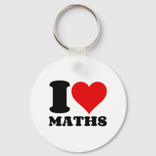 PORTE-CLÉS I LOVE MATHS
