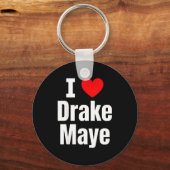 Porte-clés I Love Maye Football Fan  (Recto)