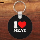 Porte-clés I Love Meat (Recto)