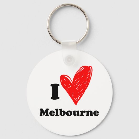 Porte-clés I Love Melbourne (Recto)
