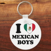 Porte-clés I love Mexicain boys (Recto)