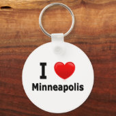 Porte-clés I Love Minneapolis (Recto)