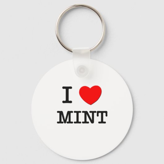 Porte-clés I Love Mint (Recto)