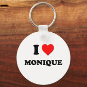 Porte-clés I Love Monique (Recto)