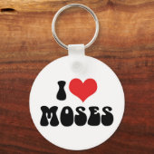 Porte-clés I Love Moses Porte - clé (Recto)