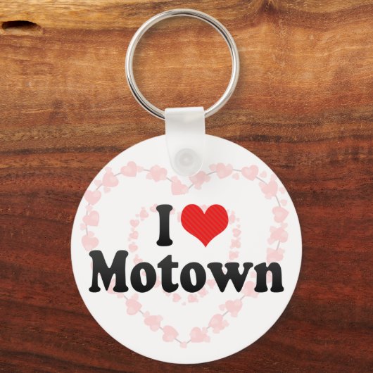 Porte-clés I Love Motown (Recto)
