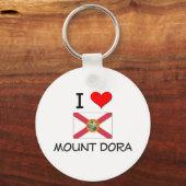 Porte-clés I Love MOUNT DORA Florida (Recto)
