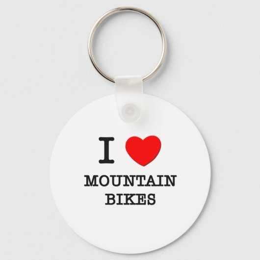 Porte-clés I Love Mountain Bikes (Recto)