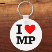 Porte-clés I Love MP Design (Recto)