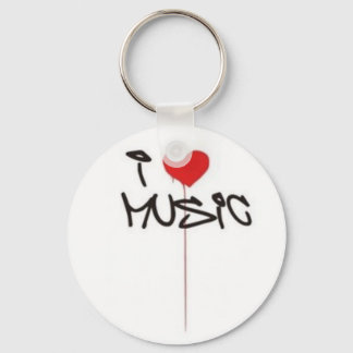 Porte-clés I Love Music