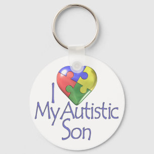 Porte-clés i Love My Autistic Son