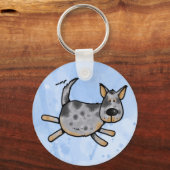 Porte-clés i love my blue heeler (Recto)