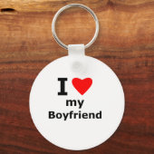 Porte-clés I Love My Boyfriend (Recto)