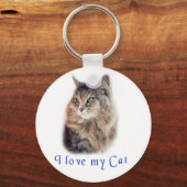 Porte-clés I love my Cat (Recto)