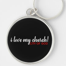 i Love my Church Porte - clé