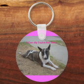 Porte-clés I Love My English Bull Terrier (Recto)