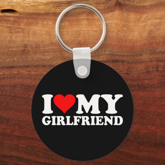 Porte-clés I Love My Girlfriend 1BK1 (Recto)