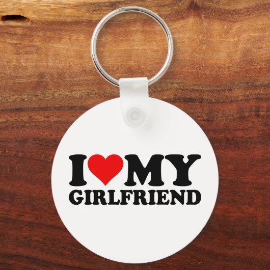 Porte-clés I Love My Girlfriend 1WH1 (Recto)