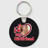 Porte-clés I Love My Girlfriend Photo (Verso)