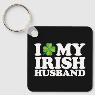 Porte-clés I Love My Irish Husband Couple St Patrick's Day