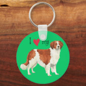 Porte-clés I love my kooikerhondje (Recto)