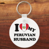 Porte-clés I love my Peruvian Husband (Recto)