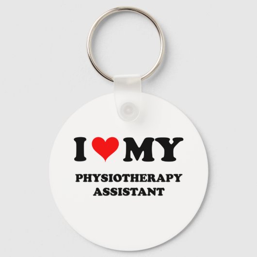 Porte-clés I Love My Physiotherapy Assistant (Recto)