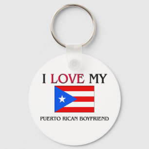 Porte-clés I Love My Puerto Rican Boyfriend